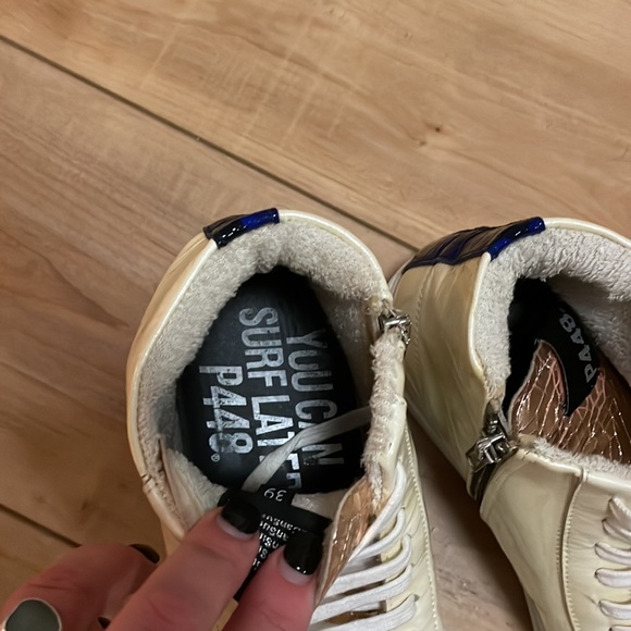 P448 Women’s high-top sneakers lightly worn size 39 / 8 - Picture 3 of 6